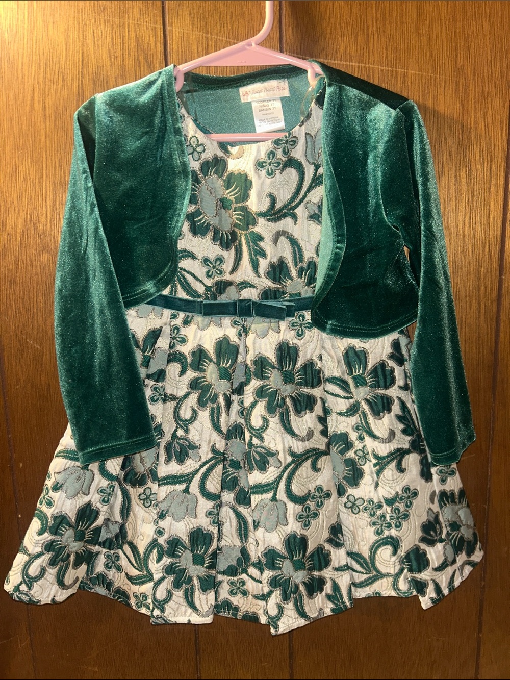 Sweet Heart Rose | Formal Dress with Velvet Bolero